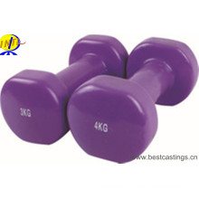 Alta qualidade neoprene colorido mergulhando dumbbell